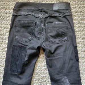 Black/Gray Wash Alexander McQueen Jeans Size 26